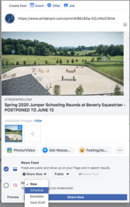 How To Schedule Facebook & Instagram Posts